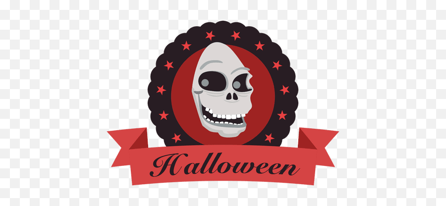 Skull Face Halloween Label - Transparent Png U0026 Svg Vector File Skull,Skull Face Png