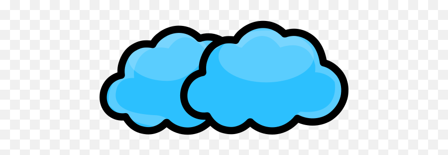 Cloud Clouds Cloudy Network Weather Free Icon Of Spring 2 - Clouds Iconfinder Png,Cloudy Png