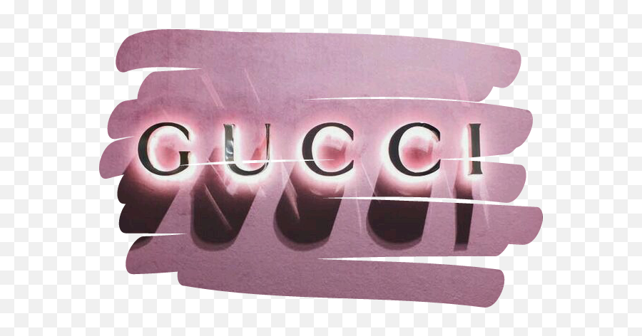 Gucci Pink Sticker By Nisa - Pink And Red Aesthetic Png,Gucci Transparent