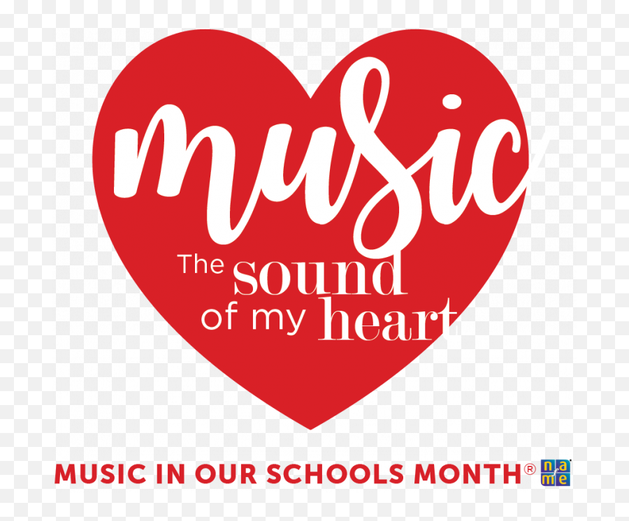 Music In Our Schools Month - Language Png,Heart Band Logo