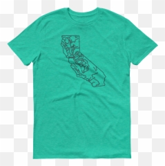 Menu0027s Blue California Know Your Backyard River Tee U2014 Summit To Sea Project - Green Army Disney Shirt png