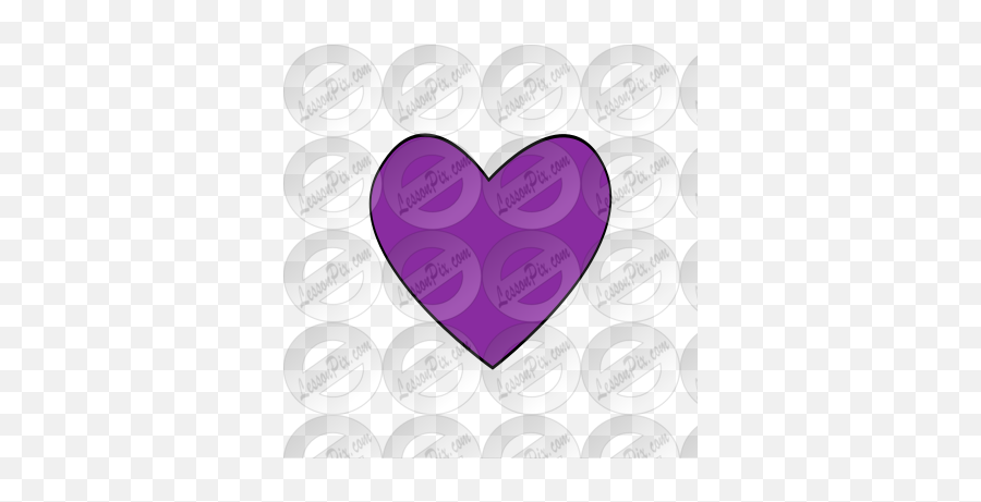 Purple Heart Picture For Classroom Therapy Use - Great Dia Dos Namorados Png,Purple Heart Transparent