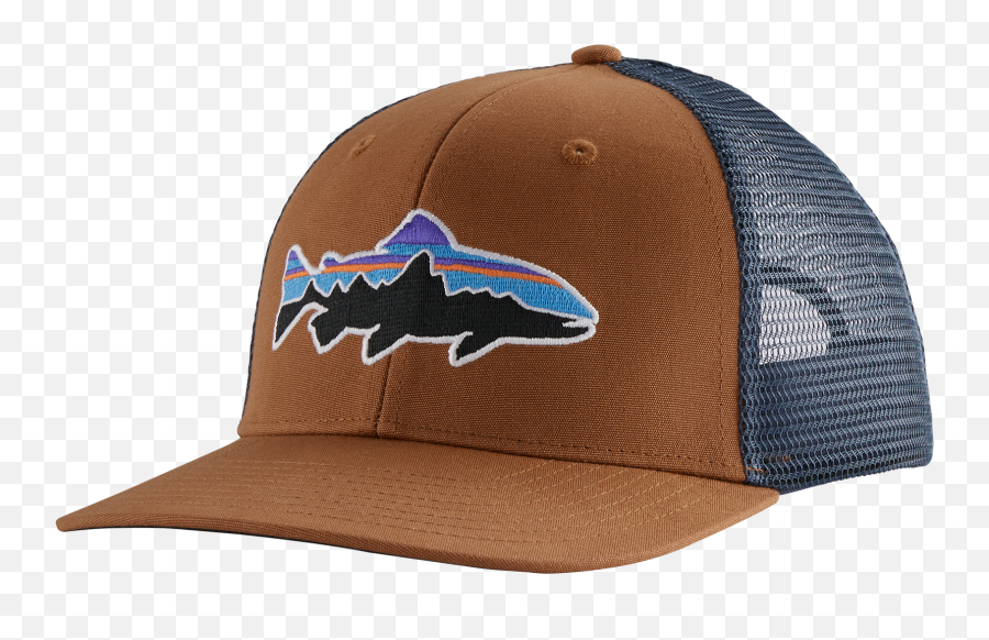 Patagonia Fitz Roy Trout Trucker Hat - Patagonia Fitz Roy Trout Trucker Hat Png,Patagonia Fish Logo