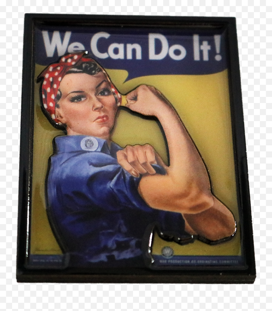 2 - D Rosie The Riveter Magnet We Can Do The Png,Rosie The Riveter Png