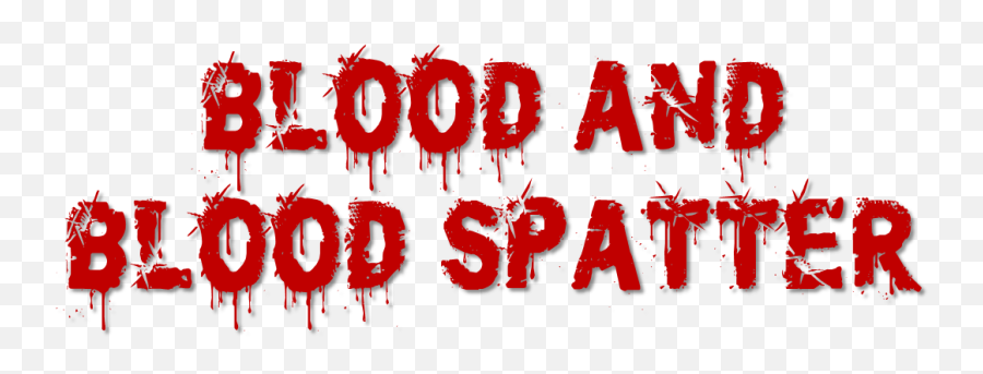 Cls 2 Criminology Blood Splatter By Jmills - Dot Png,Blood Spatter Transparent