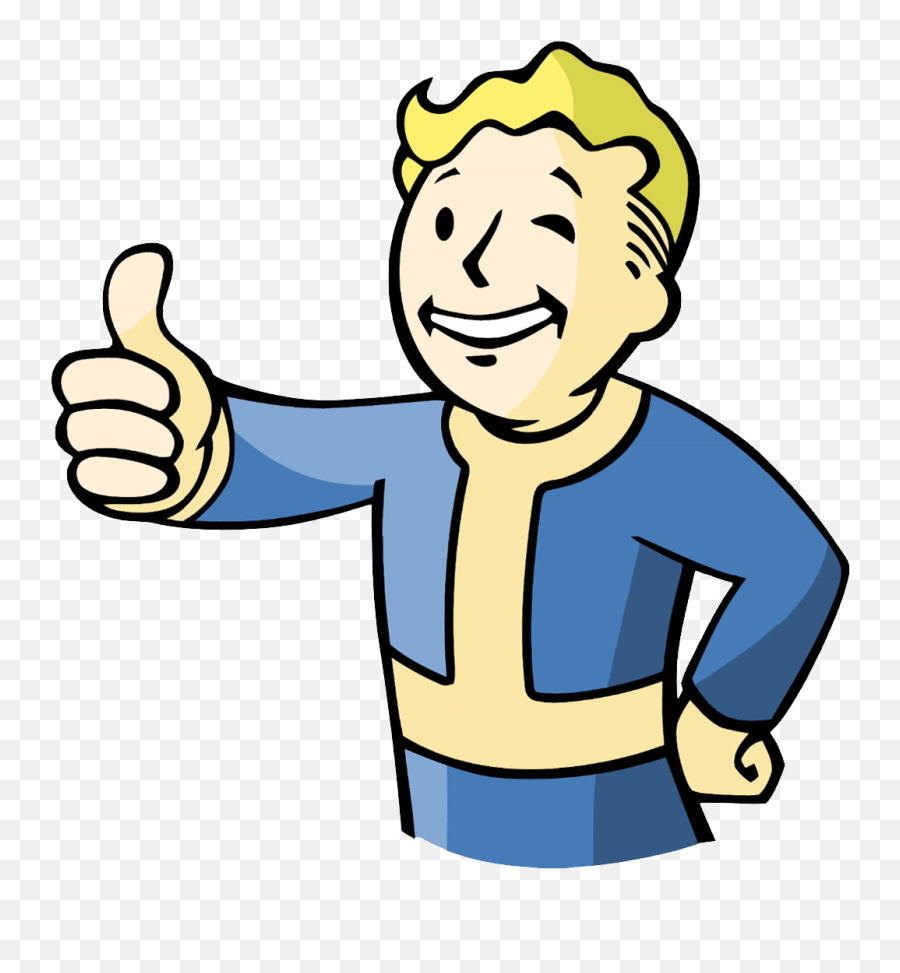 Vault Boys Rule Of Thumb Cant Save - Positive Thoughts Memes Funny Png,Vault Boy Thumbs Up Png