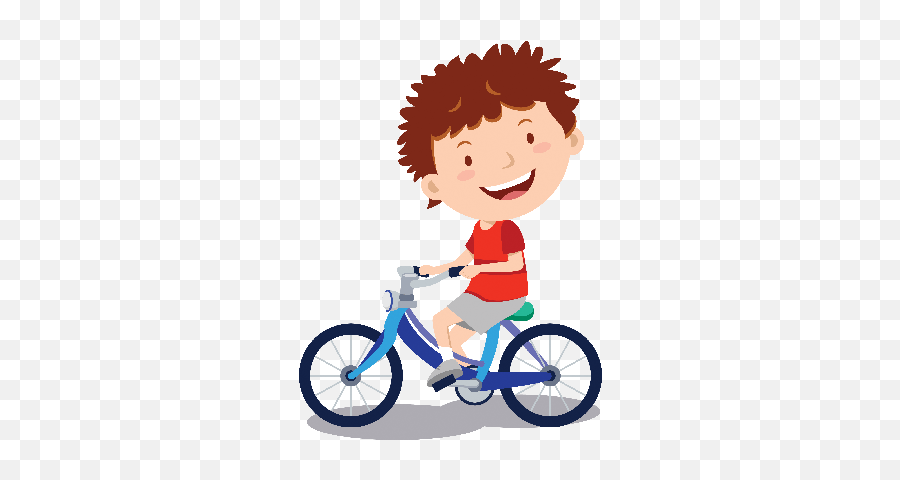 Learning To Ride A Bike Clipart Png - Cycling Clipart,Little Boy Png