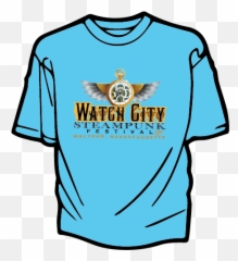 Blue Wcsf Logo Tee Watch City Png Steampunk