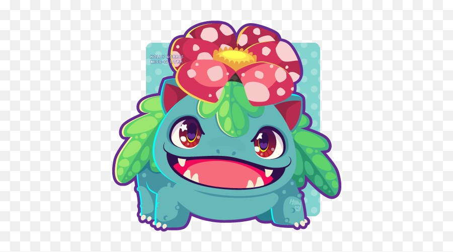 What Flower Is - Pokemon Venusaur Cute Png,Ivysaur Png