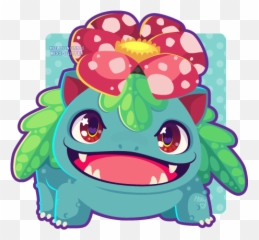 What Flower Is - Pokemon Venusaur Cute Png,Ivysaur Png