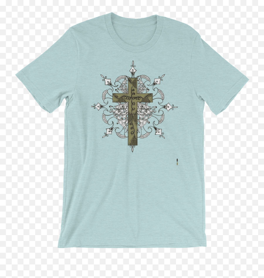 Gothic Cross Short - Flamingo T Shirt Png,Gothic Cross Png