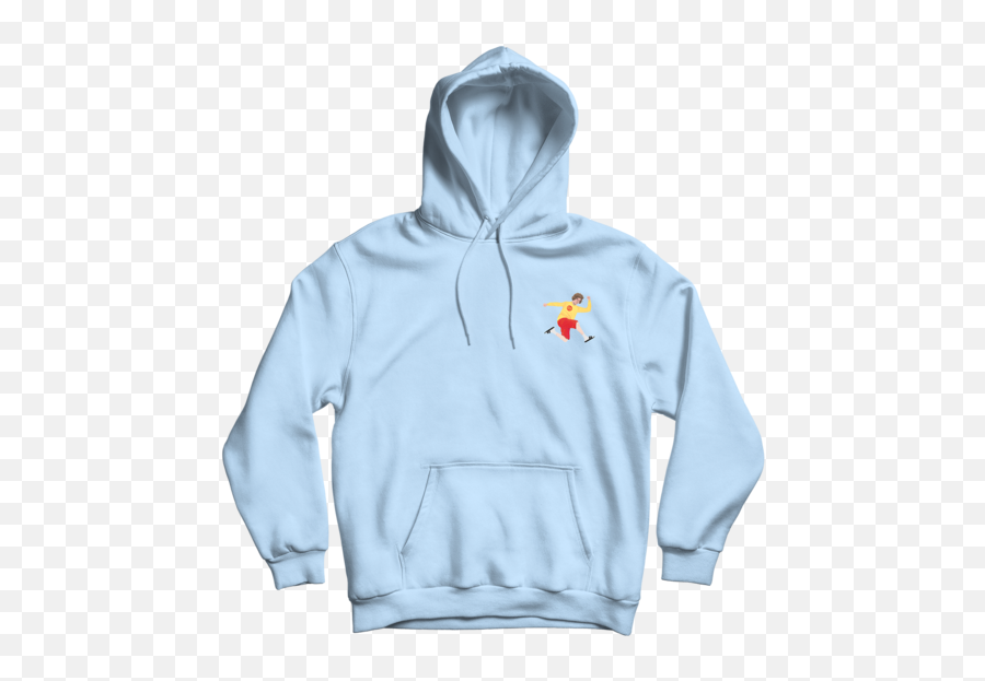 Light Blue Sweatshirt - Danny Duncan Goat Hoodie Png,Nike Sb Icon Full Zip Hoodie