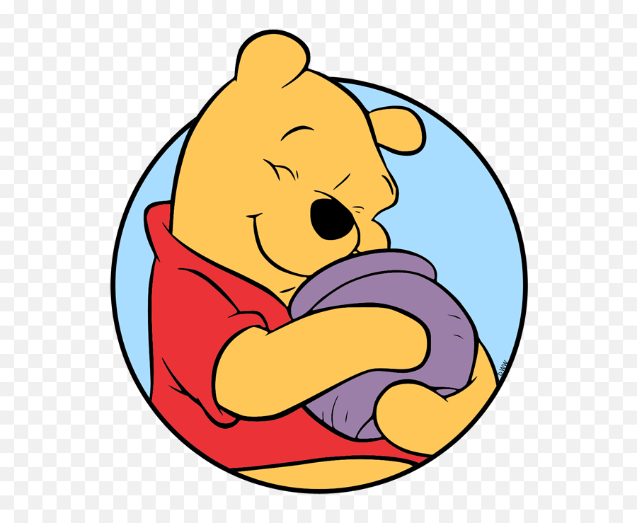 Winnie The Pooh With Honey Pot Clipart - Honey Winnie The Pooh Clipart Png,Honey Pot Icon