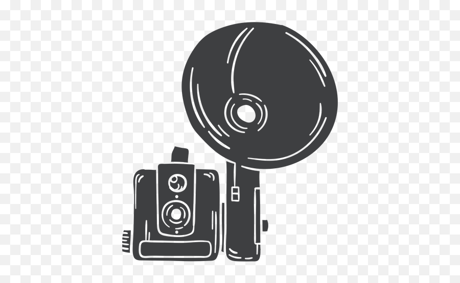 Vintage Camera Flash Black - Transparent Png U0026 Svg Vector File Digital Camera,Camera Icon Flash