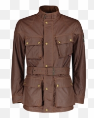 Trialmaster Jacket Dark Terracotta - Long Sleeve Png,Belstaff Icon Jacket