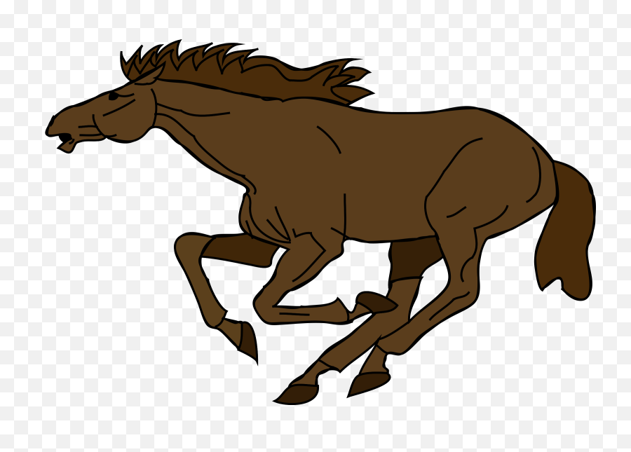 Horse Clipart Gallop - Running Horse Clip Art Png,Horse Running Png