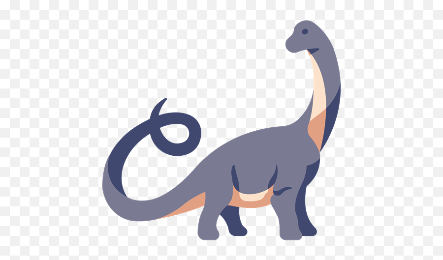 Flat Patosaurus Dinosaurs Icons - Animal Figure Png,Dino Icon