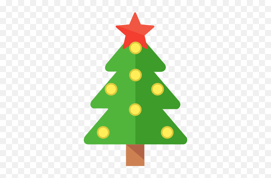 Christmas Tree Xmas Icon Png And Svg Vector Free Download - Simple 2d Christmas Tree,Holiday Icon Pack