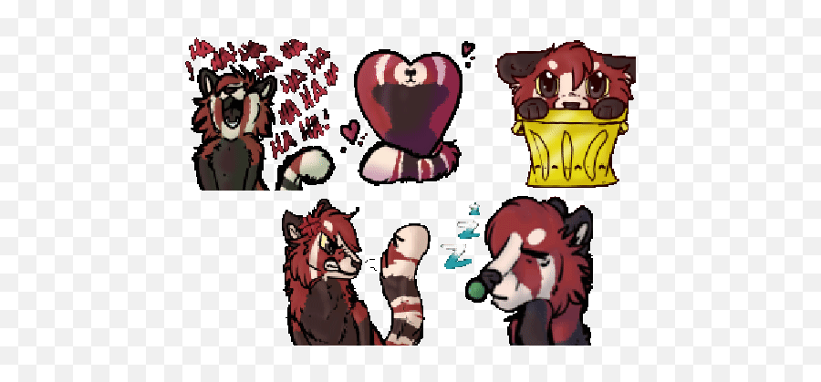 G Emote - For Ruine Roonda Twitch Emote Set U2014 Weasyl Girly Png,Twitch Icon Gif