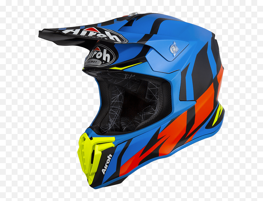 Casca Protectie Twist Great Blue Matt Multicolor Xl - Emagro Airoh Twist Blue Matte Png,Icon Airflite Quicksilver Helmet