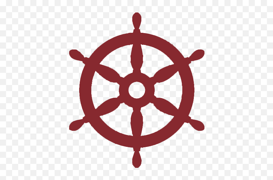 Ship Wheel - 512red Ship Steering Wheel Icon 512x512 Png Euston Railway Station,Steering Icon