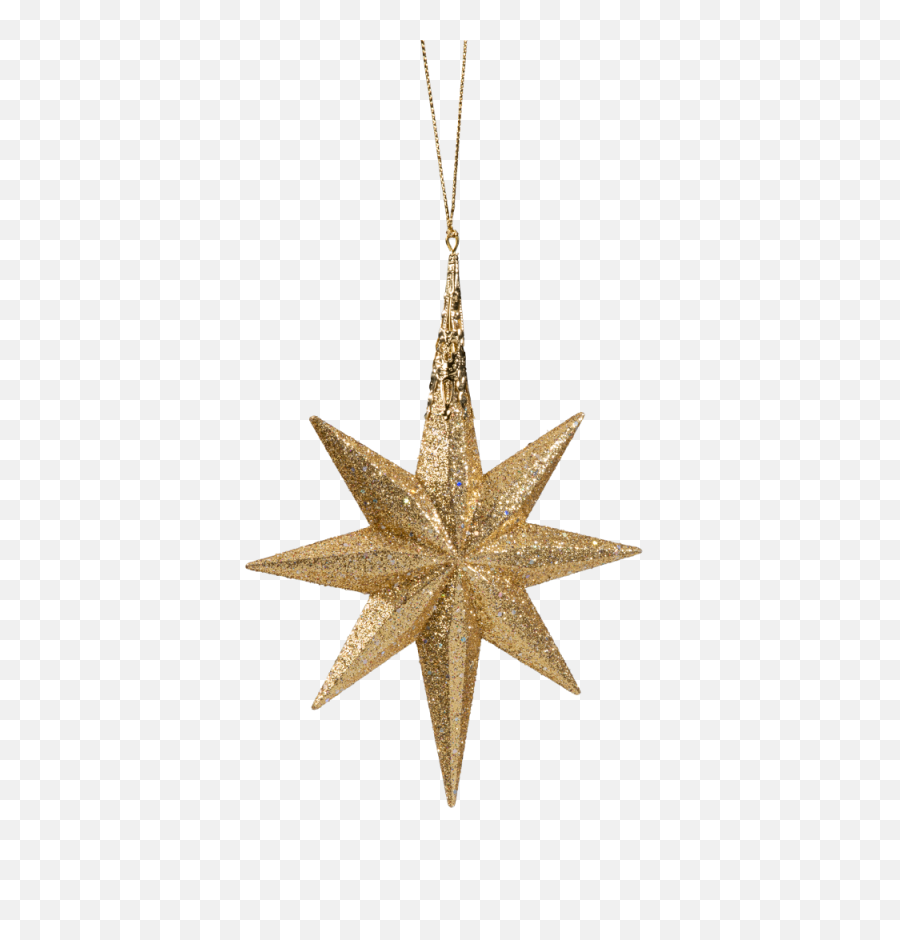 Gold Glitter Star - Diy Scandinavian Paper Star Christmas Png,Gold Glitter Star Png