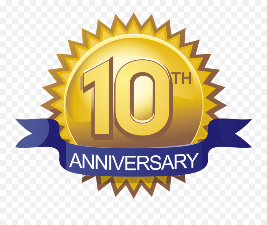 10 Anniversary Icon Png Transparent Background Free Genesis