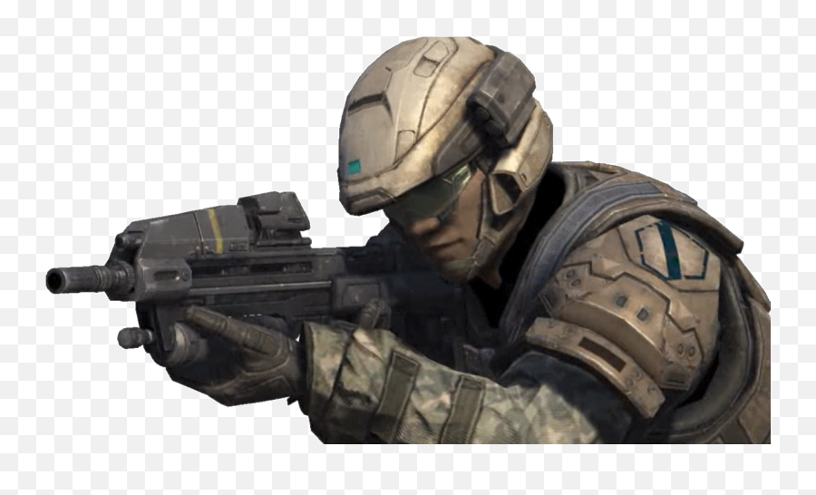 Download Army Soldier - Halo Reach Marine Helmet Full Size Halo Reach Army Soldier Png,Army Helmet Png