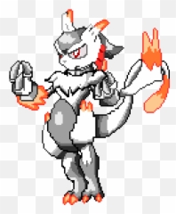 Delta Rayquaza And Mewtwo Sprites - Cartoon Png,Rayquaza Png
