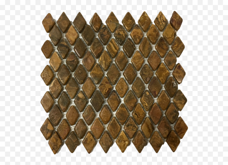 Multi Brown Onyx Tumbled Mosaic Tile Png Diamond Pattern