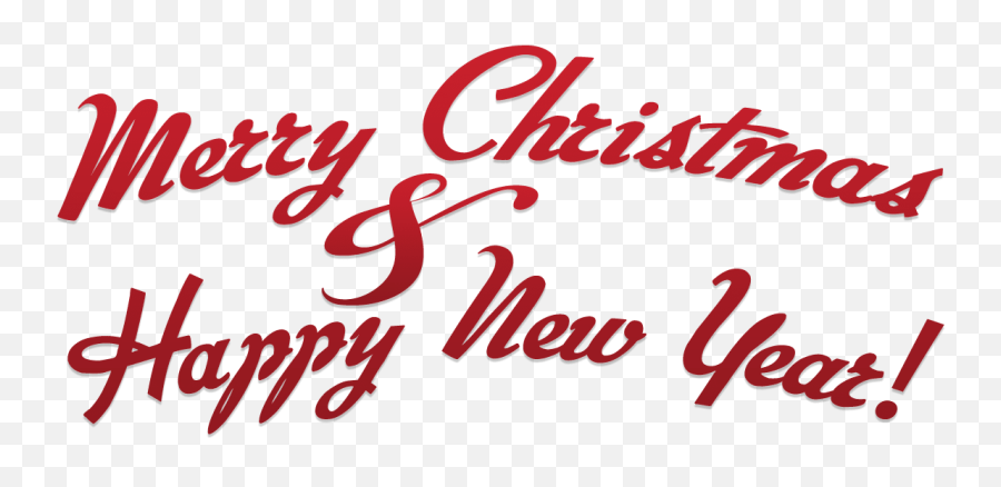 Download Merry Christmas U0026 Happy New Year - Calligraphy Merry Christmas And Happy New Years Png,Merry Christmas Transparent Background