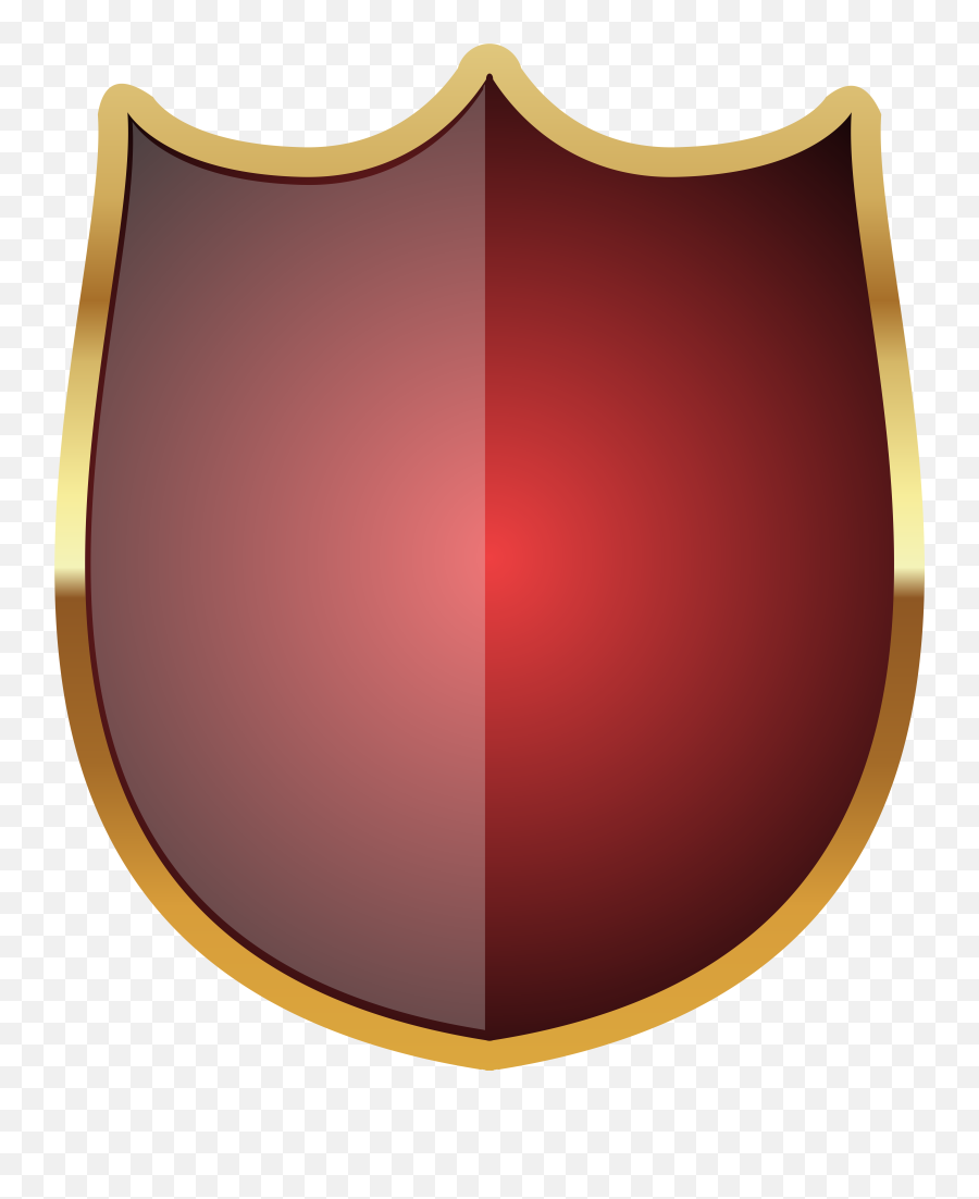 Red Badge Transparent Png Clip Art Image Bordas Brasão Fotos - Red Transparent Shield Logo Png,Gold Shield Png