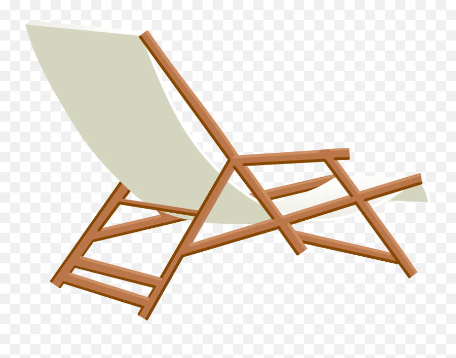 Beach Lounge Chair Png Clip Art - Lounge Chair Png,Chair Clipart Png