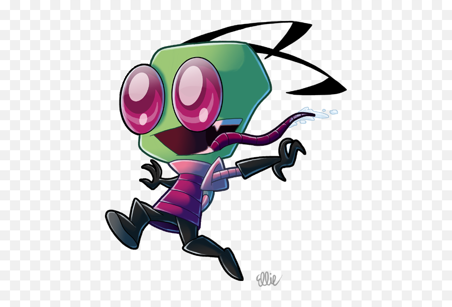 Invader Zim Chibi Transparent - Chibi Invader Zim Png,Evil Transparent