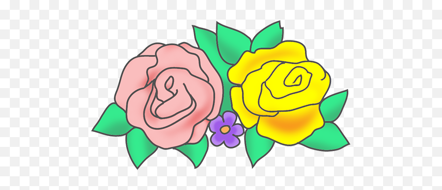 Free Flower Clipart - Hybrid Tea Rose Png,Blue Rose Png