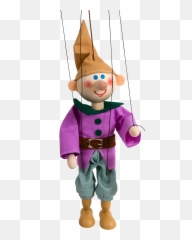 Dwarf 7 - Wooden Puppet Loutky A Hraky Mašek Marionette Png,Puppet Png