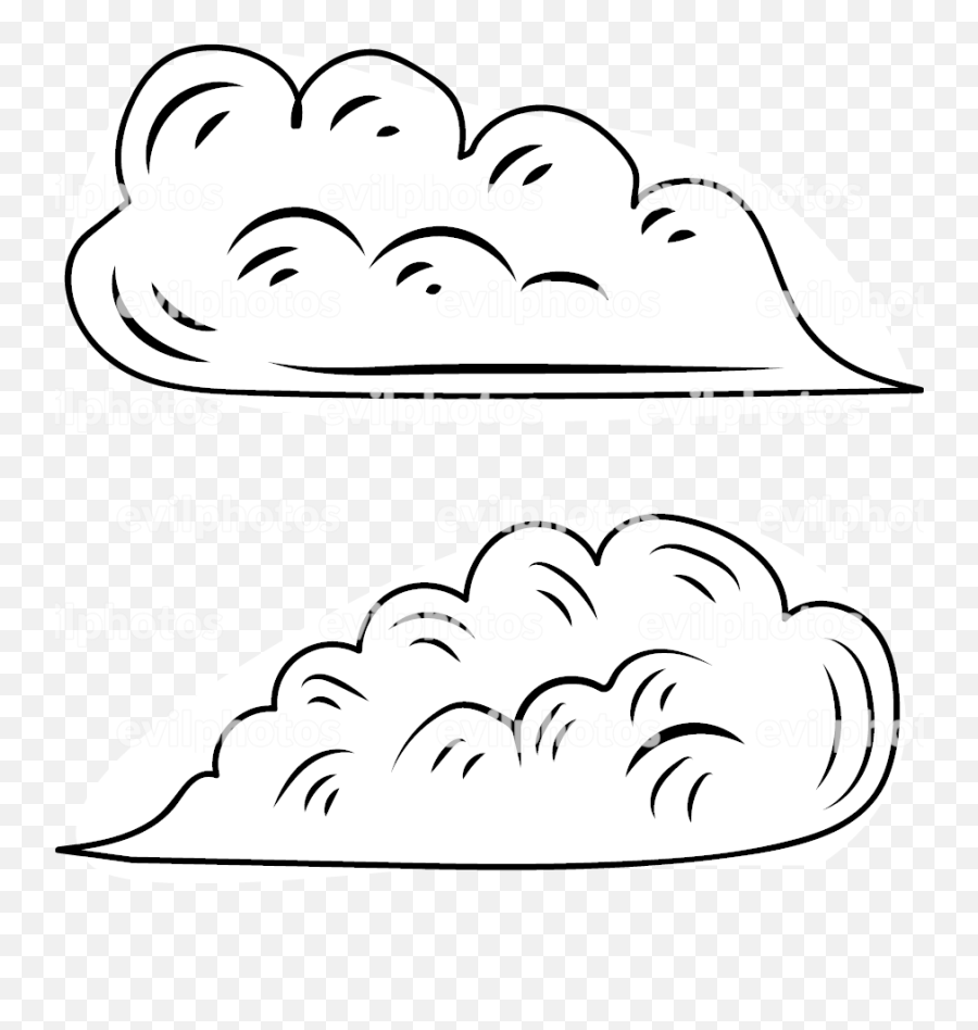 Cloud Drawing - Vector Free Cloud Drawing Png,Clouds Background Png