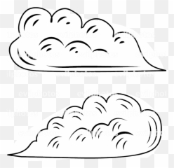 Cloud Drawing - Vector Free png