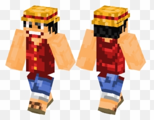 Luffy One Piece Minecraft Skin Hub - One Piece Skins png