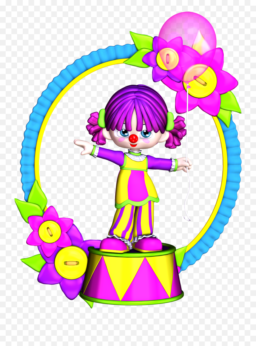 Free Birthday Clown Clipart Png Transparent Background