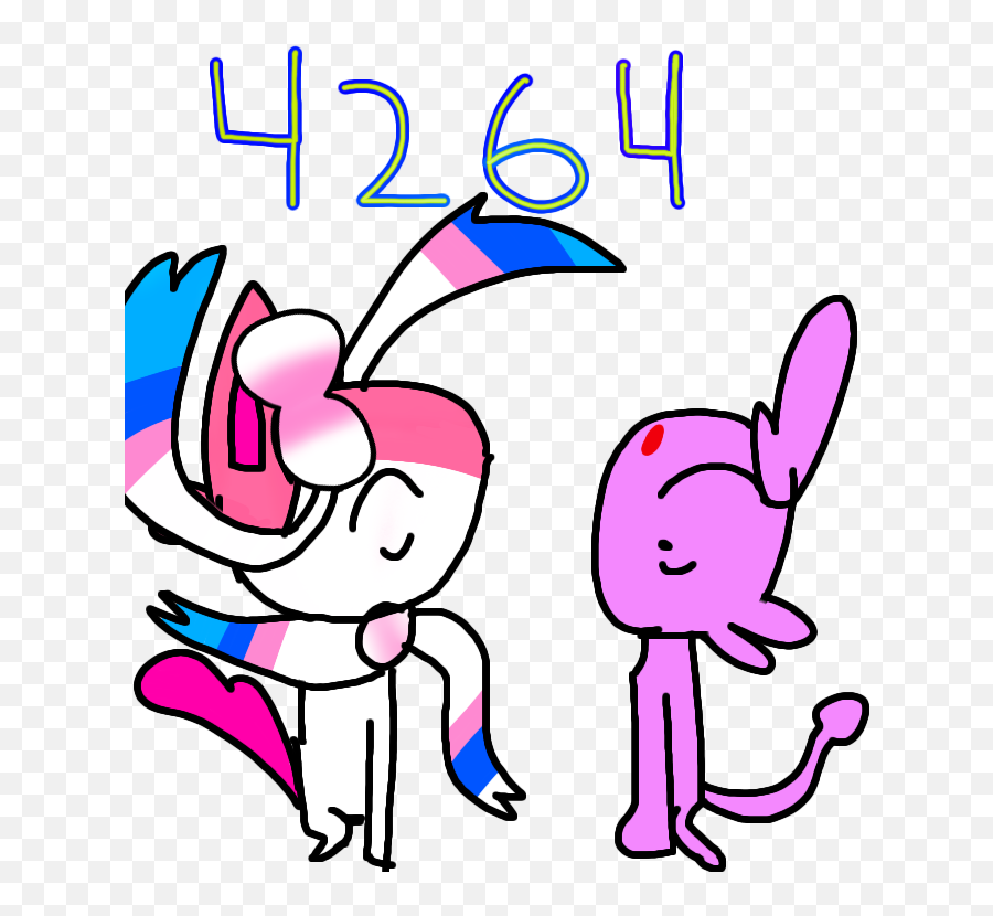 Syvleon And Espeon By Bombard - Mint4264 On Newgrounds Cartoon Png,Espeon Png
