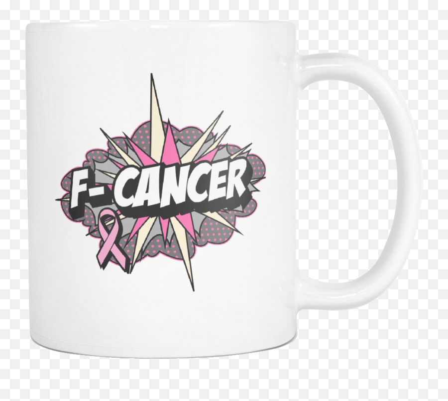Download Fcancer Breast Cancer Awareness Pink Ribbon Awesome - Mug Png,Cancer Ribbon Transparent Background