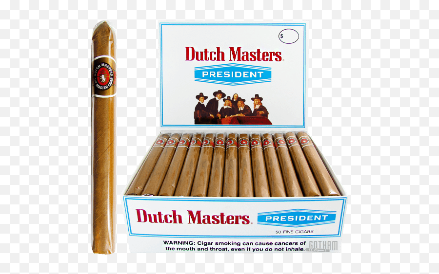 Smoking Cigar Png - Dutch Masters President Box And Stick Dutch Masters Cigars,Cigar Transparent