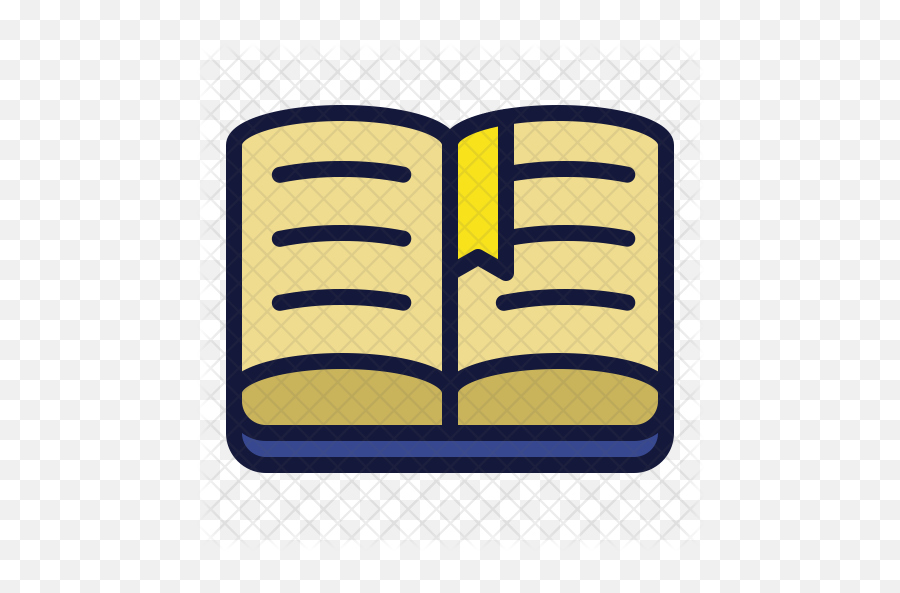 Book Icon Of Colored Outline Style - Book Reference Icon Png,Book Icon Png