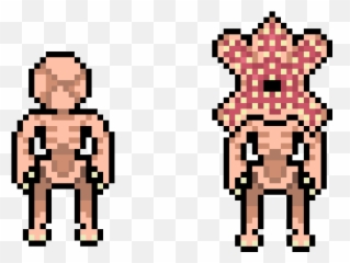 Download Demogorgon Stranger Things - Stranger Thing Small Pixel Art Png,Stranger Things Png