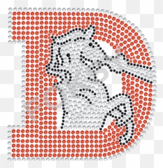 Rhinestone Transfer Nfl Denver Broncos Bronco D Logo Hotfix Png Images