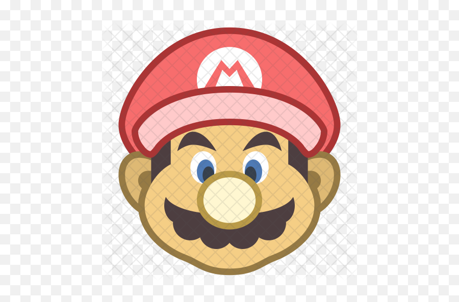 Super Mario Icon - Super Mario Vector Face Png,Super Mario Logos