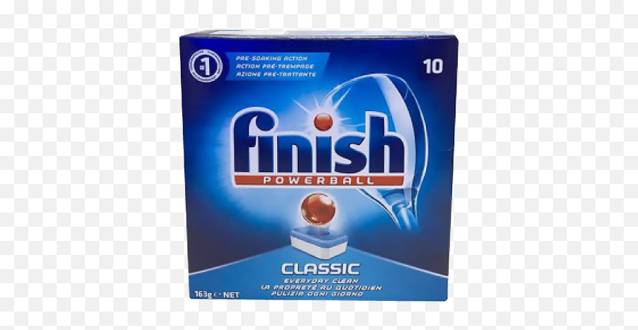 Finish Dishwasher Tablets Classic 10pk - Laundry Detergent Png,Giorno Hair Png