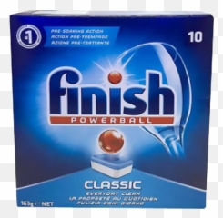 Finish Dishwasher Tablets Classic 10pk - Laundry Detergent Png,Giorno Hair Png