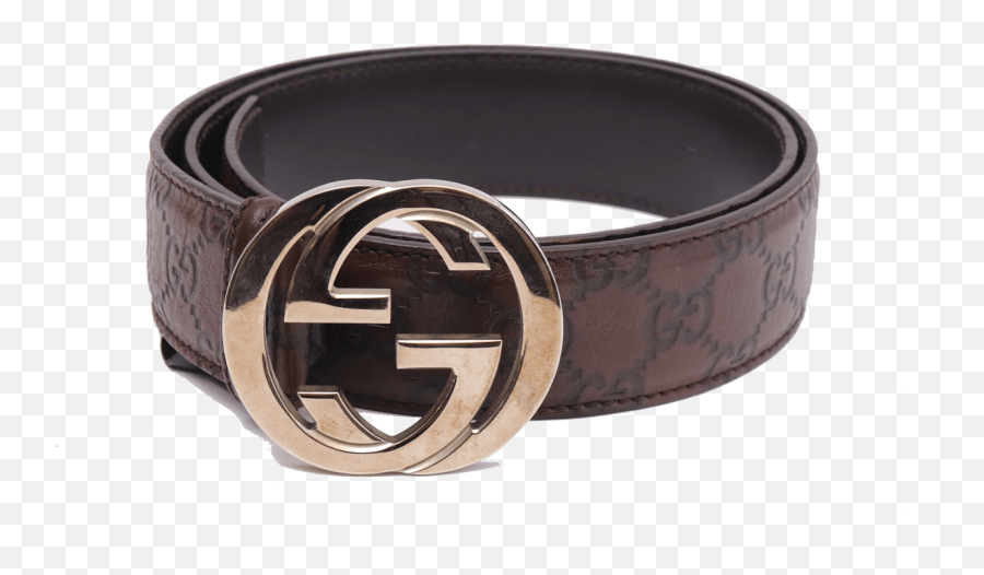 Gucci Brown Guccissima Interlocking G - Solid Png,Gucci Belt Png